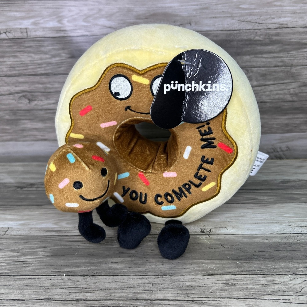 Punchkins You Complete Me! Donut‎ Plush Stuffed Animal